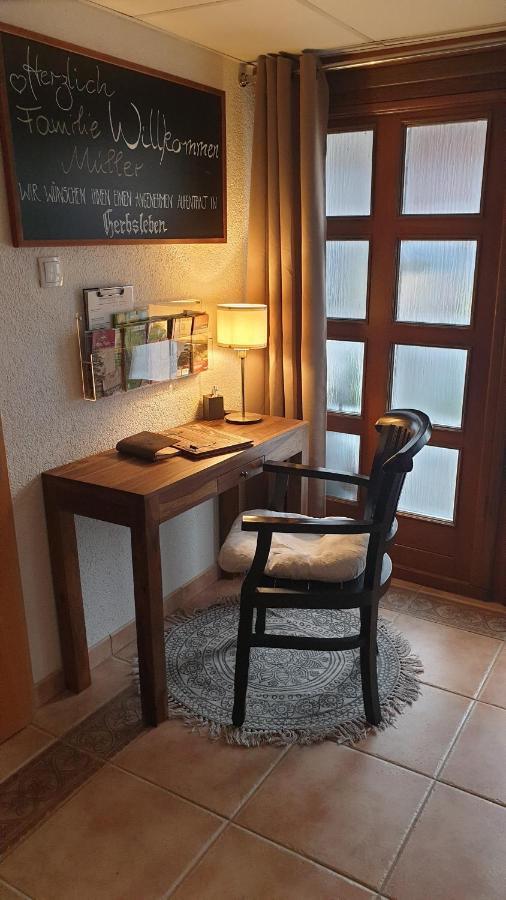 Gaestewohnung Herbsleben Bagian luar foto